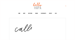 Desktop Screenshot of hellohapa.com